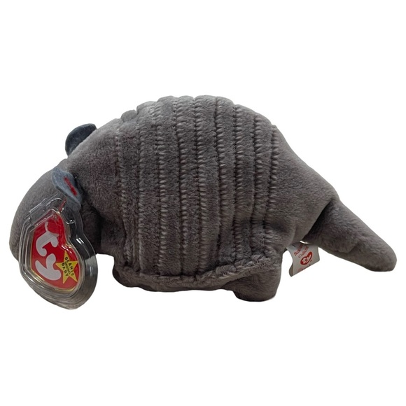 Ty Original Beanie Baby Babies Tank Armadillo 9 Line Shell 4031 Retired 1995 - Picture 1 of 8